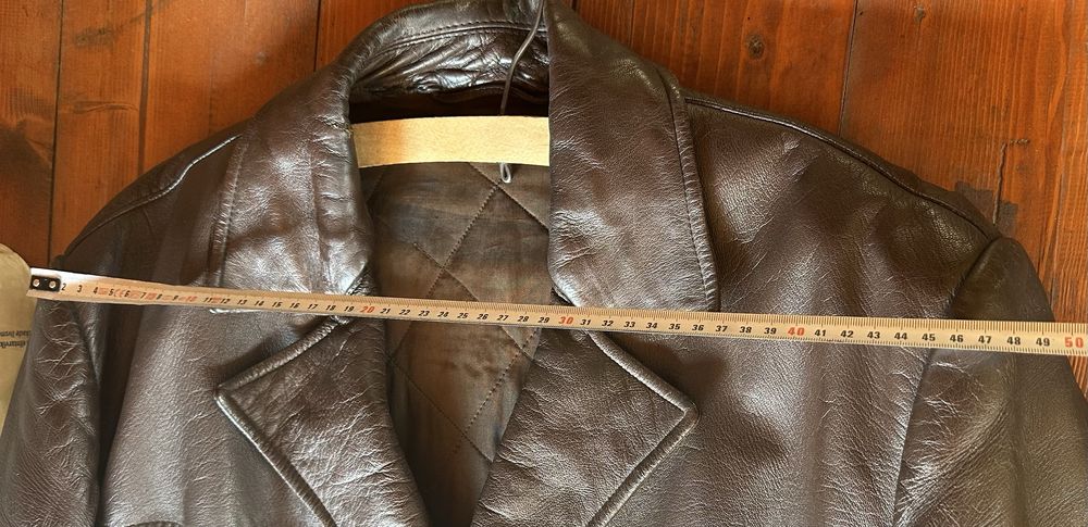 Geaca de piele marime mare