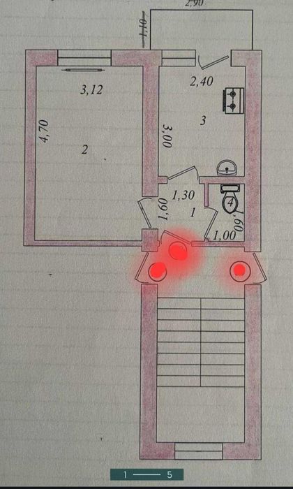 Чиланзар 5  квартал Новза метро  1 комнатная