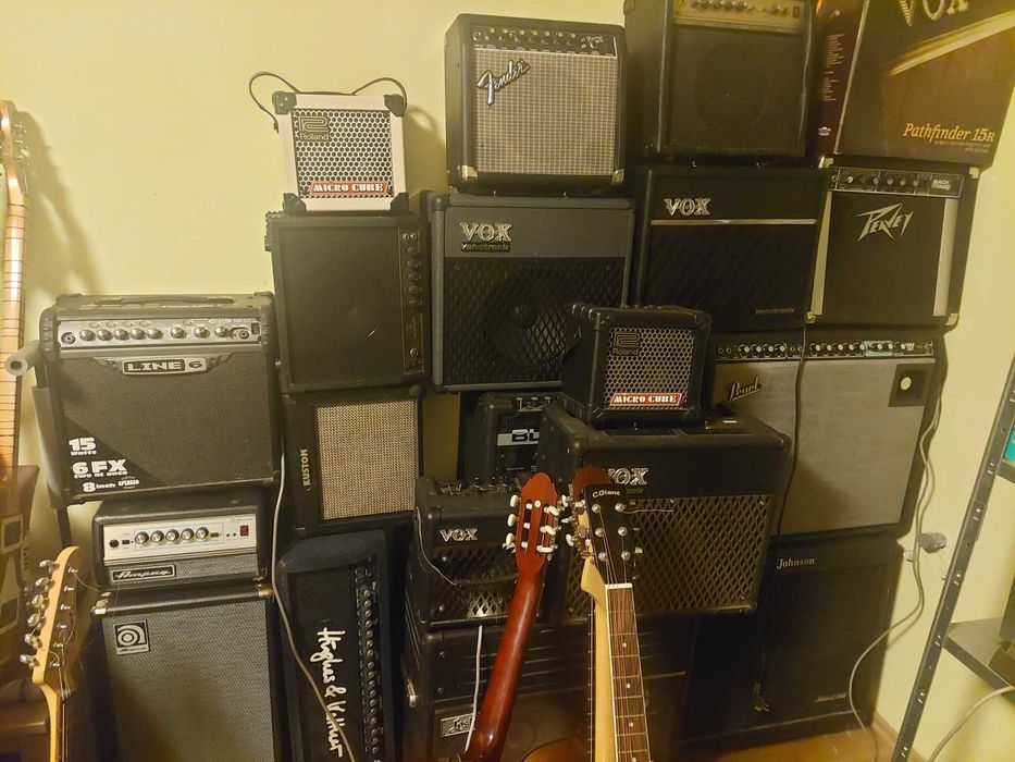 chitara clasica acustica electrica amplificator combo 5-100w de la