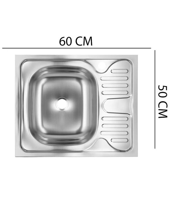 Chiuveta bucatarie  60x50 cm, 0.4 mm