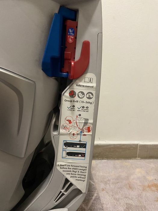 Vând scaun auto pentru copii, cu Isofix 0-36kg
