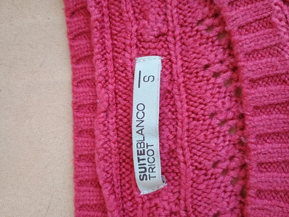 Плетен пуловер S