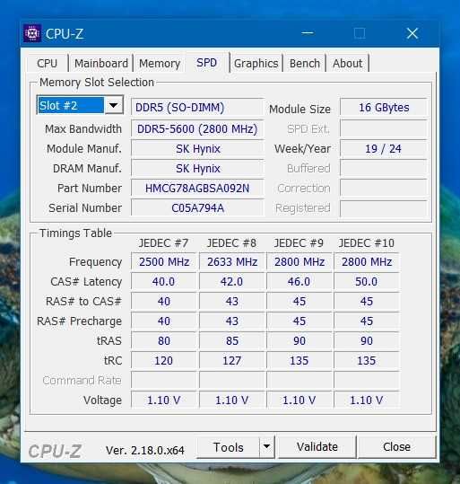 Kit RAM laptop 32GB (2x16GB) DDR5 5600 SODIMM SK Hynix nou, poze reale
