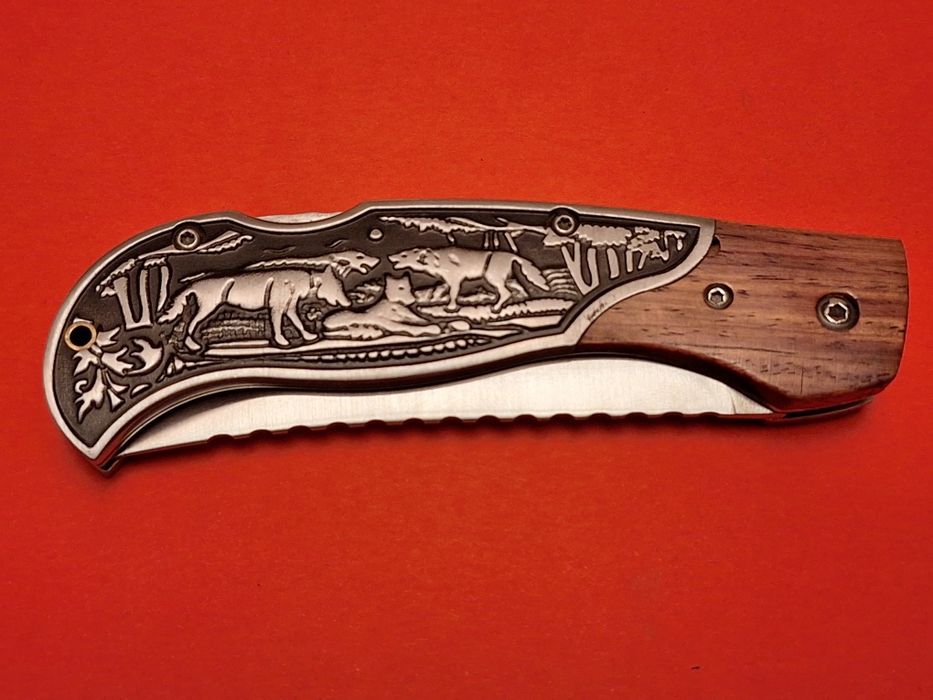 Сгъваем джобен нож (Волк-Вълк)