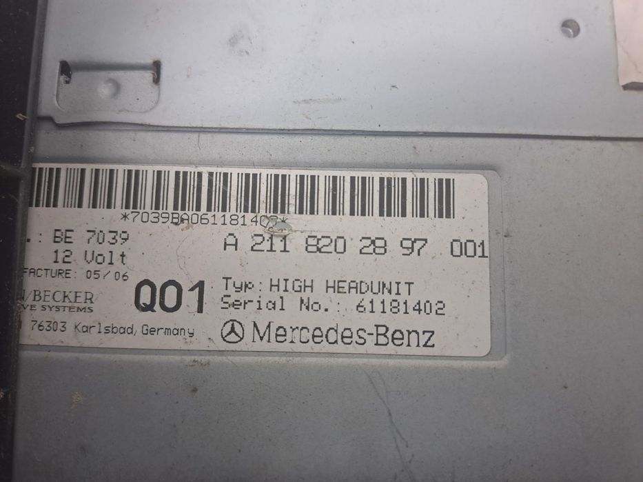 Navigatie a2118202897 Mercedes-Benz E-Class W211/S211  [din 2002 pana