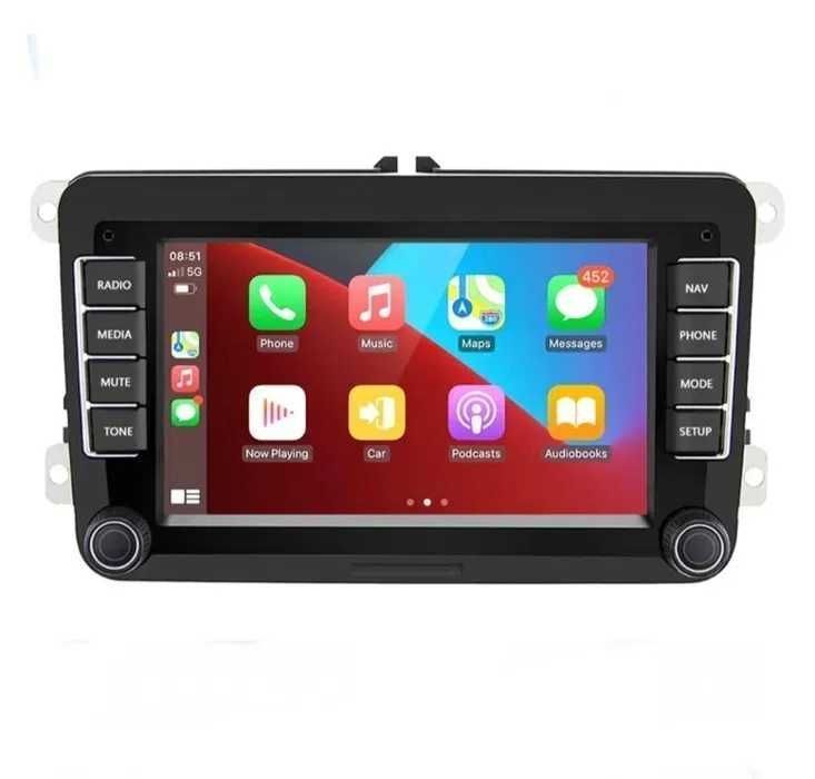 4GB Carplay VW Tiguan Touran T5 Polo Seat Leon Skoda Fabia 2 Navigatie