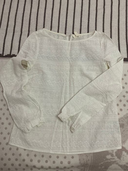 Bluza alba h&m marimea 36