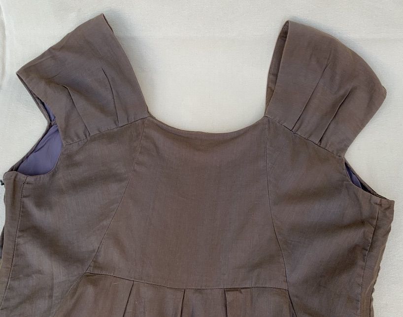 MARNI Rochie Fashion Casual Khaki Degradee Bumbac Original Italia Nr.L