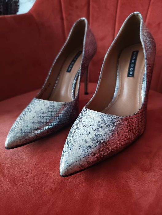 Pantofi eleganți femei/stiletto din piele naturala Anna Cori-mar.39