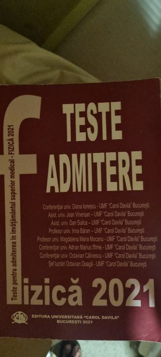 Carti admitere medicina