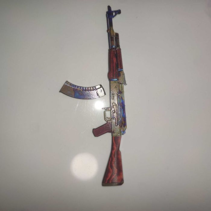 Умален модел на AK-47 Case Hardened от CS:GO/CS:2 в мащаб 1:6