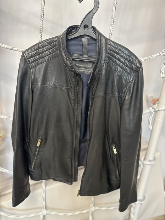 Кожаная куртка 46 s Massimo Dutti