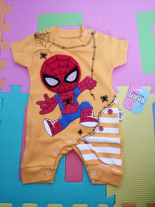 Нова бебешка къса дрешка 3 м. 62 см. и Бебешки ромпър от 0-3м.