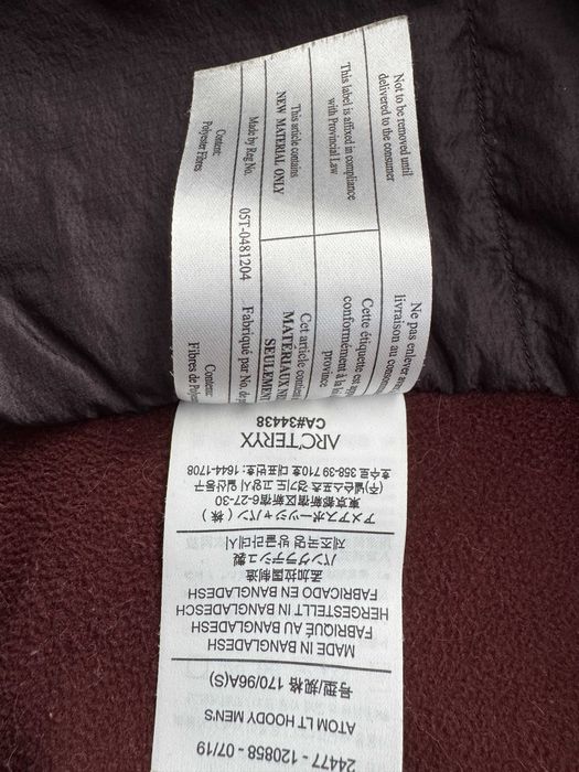 Arcteryx Atom LT Insulated Hoodie - Men's S