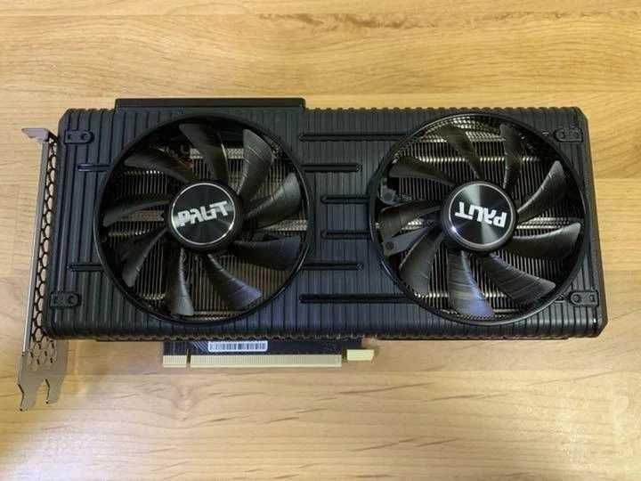 Видеокарта PCI-E 12Gb Palit RTX 3060 Dual OC в идиальном состоянии