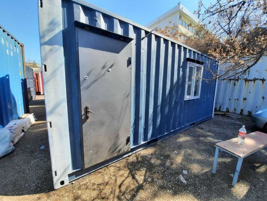 Контейнердан Остановка (бекат), бытовка ишчилар учун ва бошка бинолар