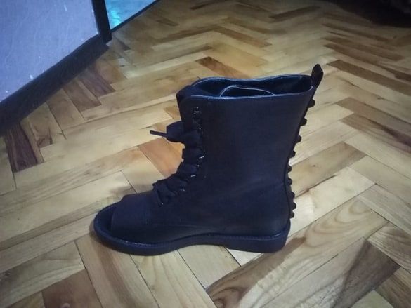 Дамски пролетно/есенни отворени ефектни кубинки