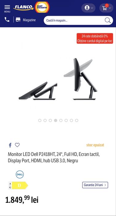 Monitor Dell Touchscreen Monitor