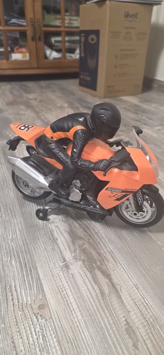 Детска играчка мотор с моторист на батерии AutoBike