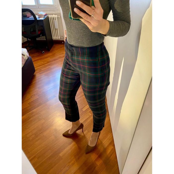 Pantaloni lana dama Burberry