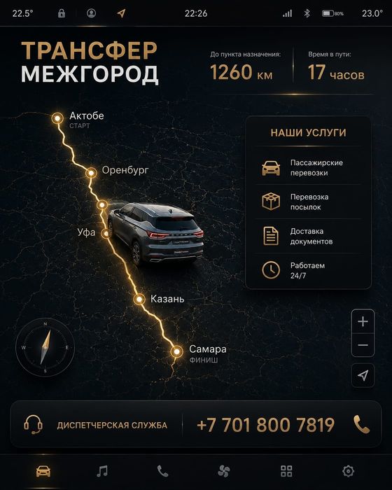 Такси Межгород (Казахстан-Россия)