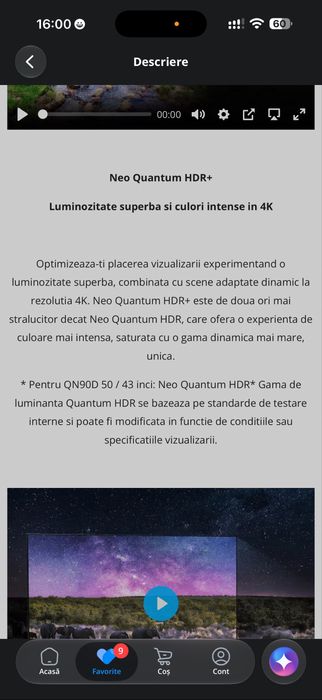 Vand tv Samsung miniled qked