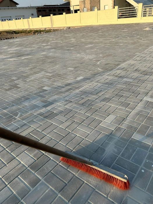 Редене на павета,бордюри,вертикална планировка бехатон унипаваж