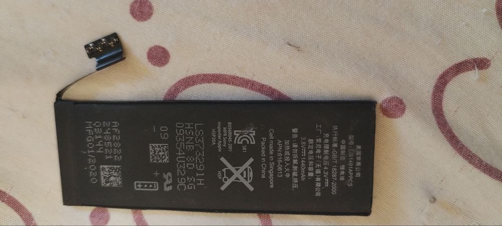 Аккумулятор родной оригинал iPhone 5, fly BL7403, nokia BL6C