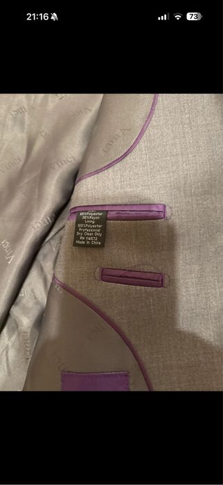 Vand sacou de barbati vinci made in italy calitate premium