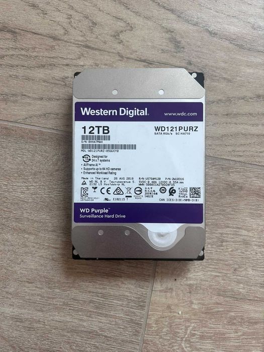 HDD Western Digital WD Purple 12TB - Hard Disk Supraveghere/NVR