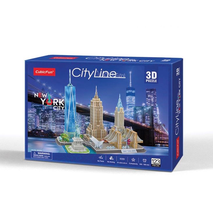 Пъзел 3Д играчка за деца New York
