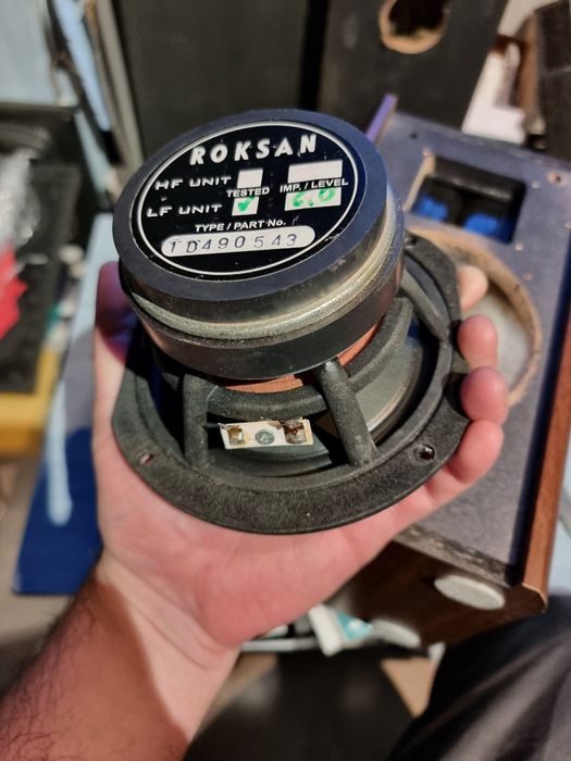 PROBA AV Boxe Kenwood upgrade ROKSAN MUNDORF 6ohm80w