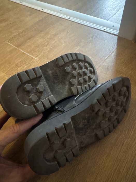 Bocanci (ghete) de piele, Zara, 35
