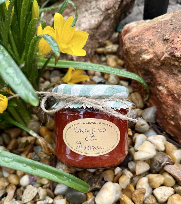 Домашни био сладка – Малини, Ягоди, Смокини, Сини сливи, Дюли - 400гр