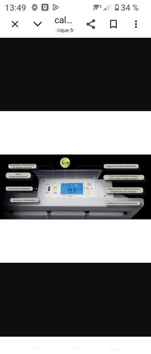 Radiator electric Calidou pro xp 1250w