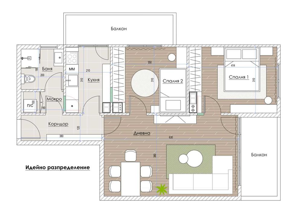 Продава 4-стаен апартамент гр. Шумен