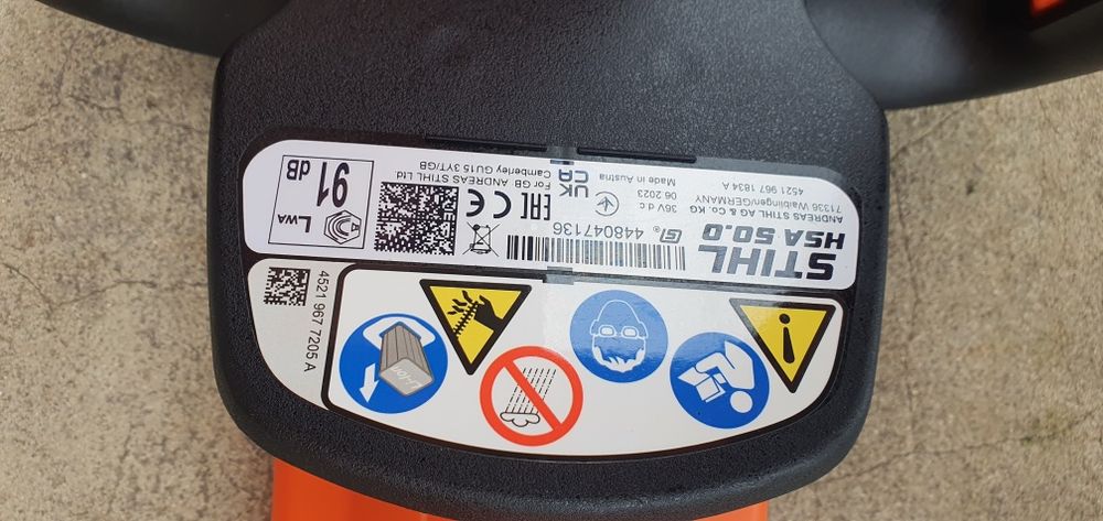 Foarfeca tuns gard viu stihl HSA 50.