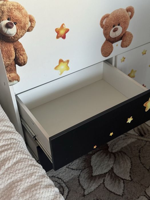 Детская кровать с ящиками