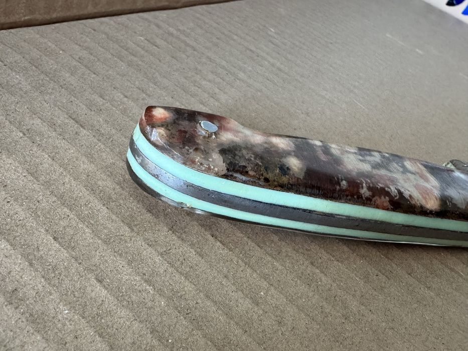 Стар нож 30см , гравиран