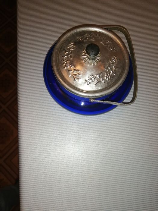 Антиквар сахарница стекло