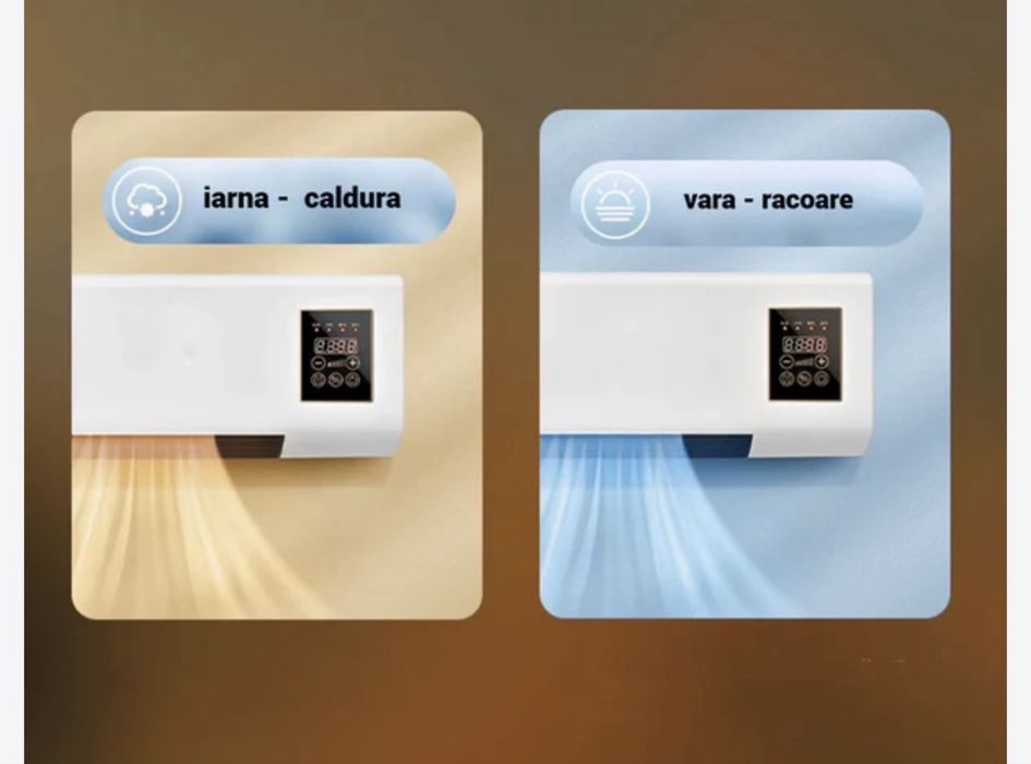 Aer Conditionat Portabil 2-În-1 Cu Telecomanda , Cu Functie De Incalzire Si Racire