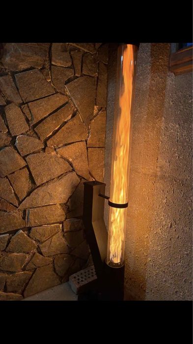 Пелетна печка дубайски пламьк