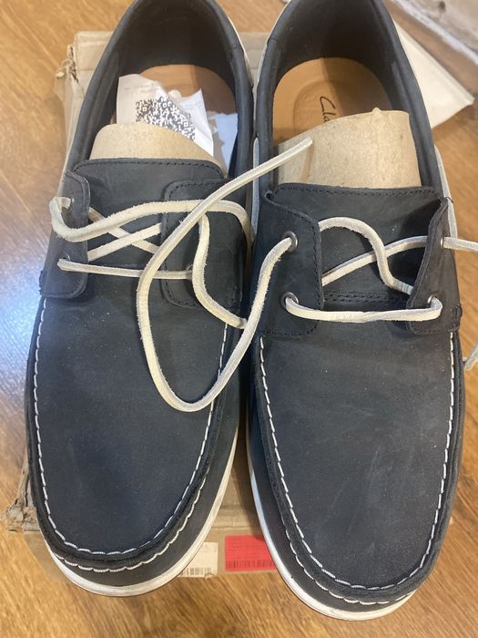Clarks 44 размер мужские макасины