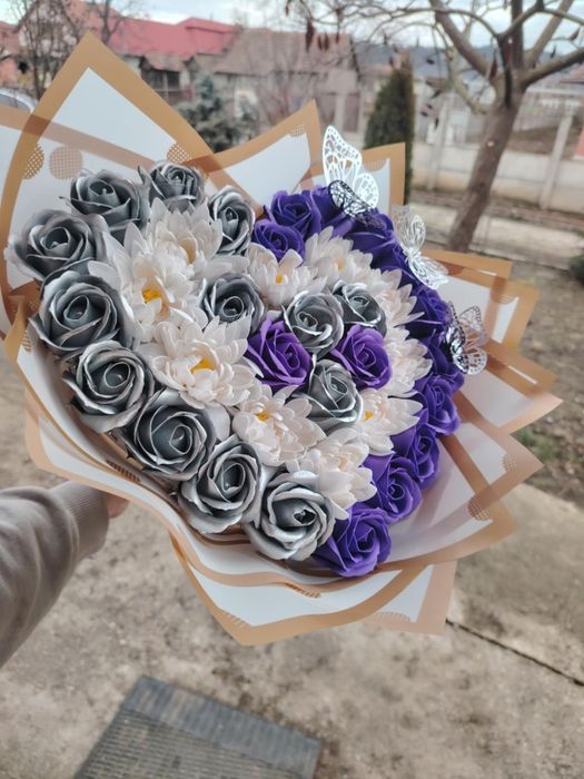 Buchet trandafiri de sapun