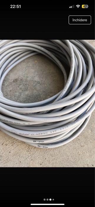 Cabluri electrice , curent
