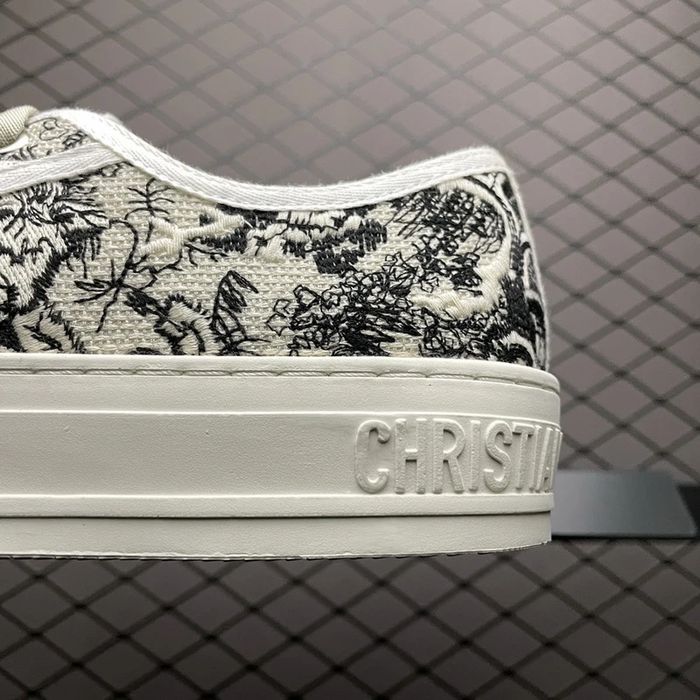 CD Walk'n'Dior Sneaker "Black/White Toile de Jouy"