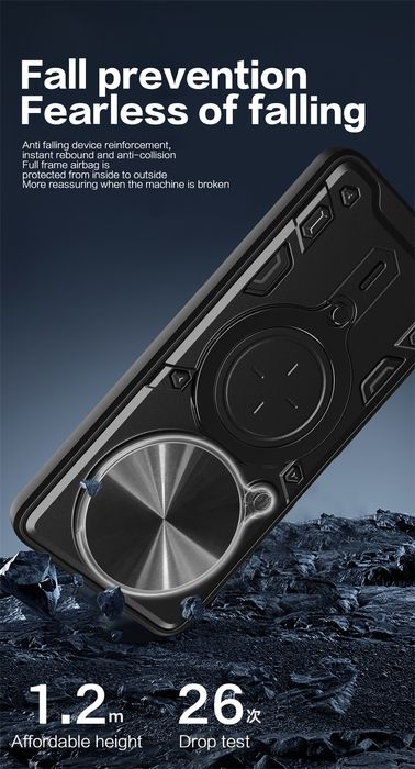 Realme 12 Pro+ / 12 Pro / GIANT RING Удароустойчив кейс