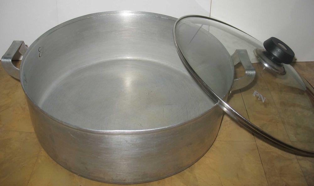 Кастрюля алюминиевая 9 л, литров