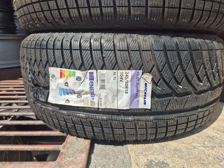 4 Anvelope M+S IARNA - 245/50/18 - Michelin Pilot Alpin PA4 - NOU - DOT 2021 !