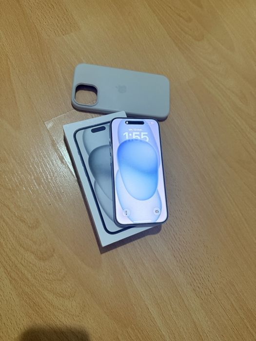 iPhone 15 Baby Blue Titanium 5G,impecabil,Liber De Retea,17 Pro,16 Pro
